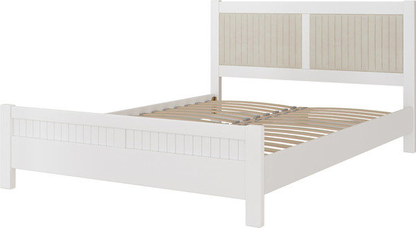 Изображение товара Двуспальная кровать Bravo Мебель Фрида 160х200 (белый античный)