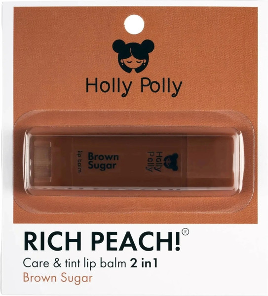 Изображение товара Бальзам для губ Holly Polly Rich Peach! Brown Sugar (4.9г)