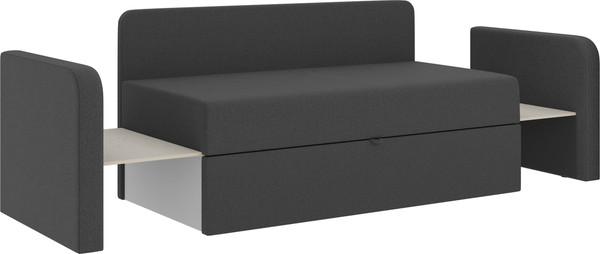 Изображение товара Тахта Bravo Мебель Стар стандарт 11 вариант (серый мех)