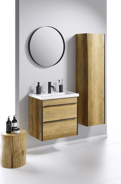 Изображение товара Тумба с умывальником Aqwella Fargo 600 / FRG0106DB+4640021060773+FRGN380