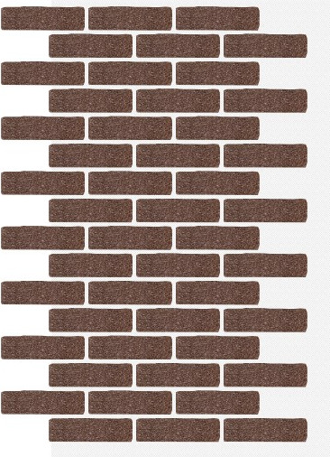 Изображение товара Фасадная панель АМК Клинкер цвет 302