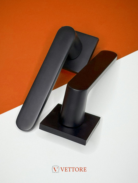 Изображение товара Ручка дверная Vettore R21.110 MBP (черный матовый)