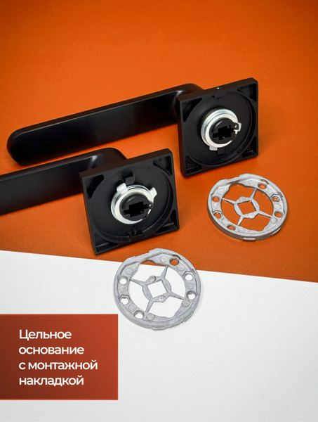 Изображение товара Ручка дверная Vettore R21.110 MBP (черный матовый)