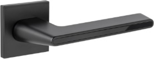 Изображение товара Ручка дверная Vettore R21.190 MBP/BL (черный матовый/черная вставка)