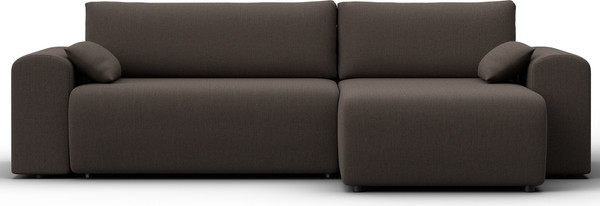 Изображение товара Диван угловой Лига Диванов Лига-099 универсальный (амур 05 коричневый)