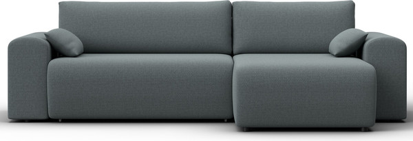 Изображение товара Диван угловой Лига Диванов Лига-099 универсальный (амур 07 серый)