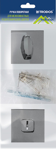 Изображение товара Фиксатор дверной защелки Trodos BK-03 slim CP (хром)