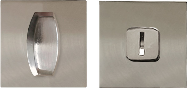 Изображение товара Фиксатор дверной защелки Trodos BK-03 slim SN (никель)