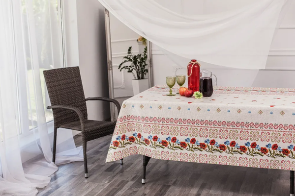 Изображение товара Скатерть Stolima Барыня-сударыня 821 Маковый (90x140)