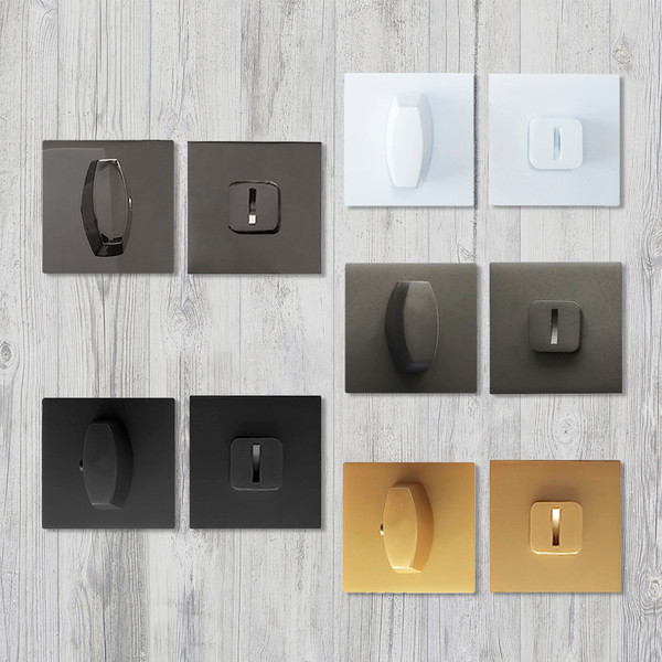 Изображение товара Фиксатор дверной защелки Trodos BK-03 slim GA (сатиновое золото матовый)