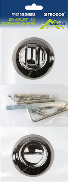 Изображение товара Фиксатор дверной защелки Trodos BK-08 CP (хром)