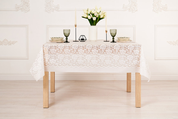Изображение товара Скатерть Stolima Pina Lace 7004 Шарм (180x140)