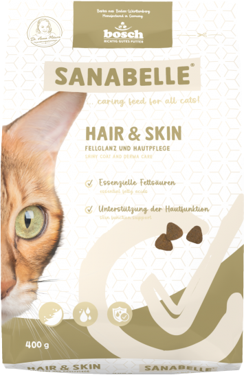 Изображение товара Сухой корм для кошек Bosch Petfood Sanabelle Hair&Skin New (400г)