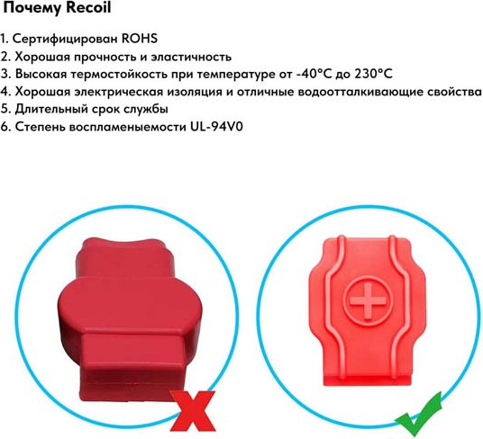 Изображение товара Клемма аккумуляторная Recoil ZBT