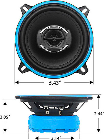 Изображение товара Коаксиальная АС Recoil Blue RCX-525 Coax