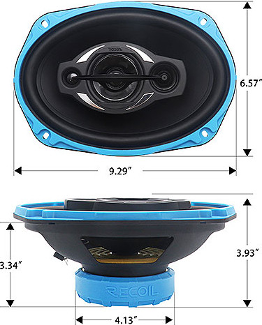 Изображение товара Коаксиальная АС Recoil Blue RCX-694 Coax