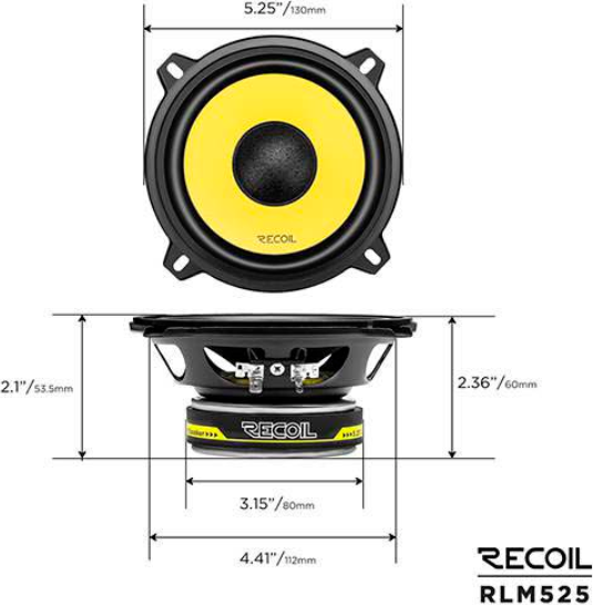 Изображение товара Компонентная АС Recoil Yellow RLM-525 Comp