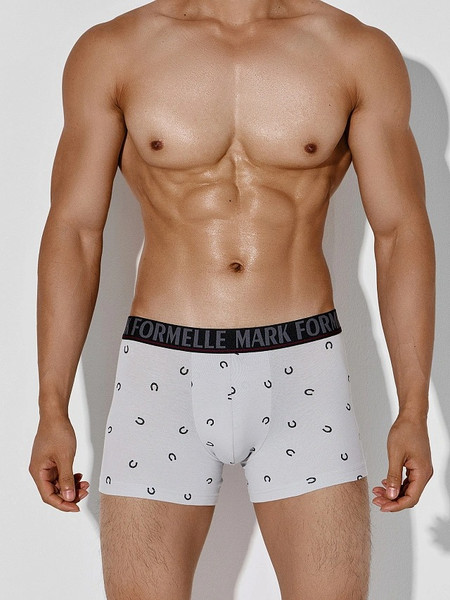 Изображение товара Трусы мужские Mark Formelle 411221 (р.94-104, подковы на светло-сером)