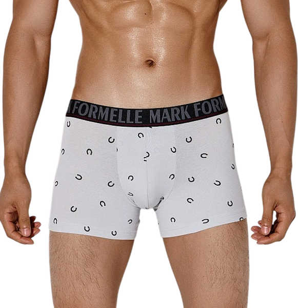 Изображение товара Трусы мужские Mark Formelle 411221 (р.106-116, подковы на светло-сером)