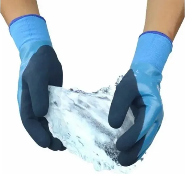 Изображение товара Перчатки защитные Admiral Утепленные Плотные с синим обливом ПР-Л325 (р.L-XL, синий)