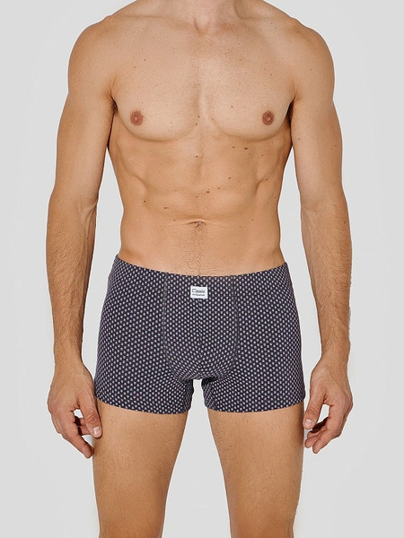 Изображение товара Трусы мужские Mark Formelle 411230 (р.102-112, узор на темно-сером)