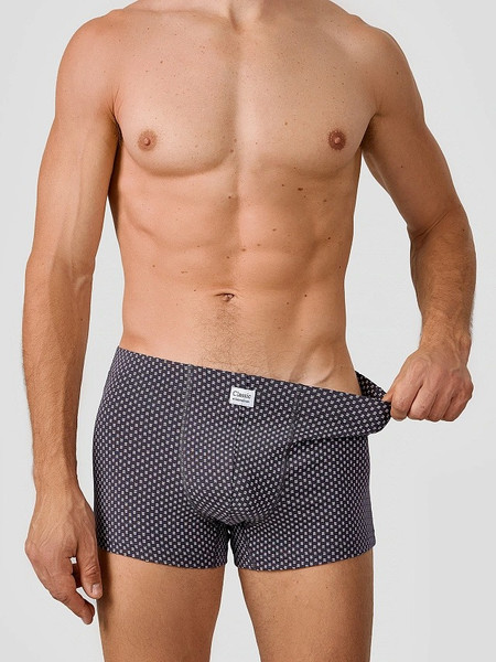 Изображение товара Трусы мужские Mark Formelle 411230 (р.102-112, узор на темно-сером)