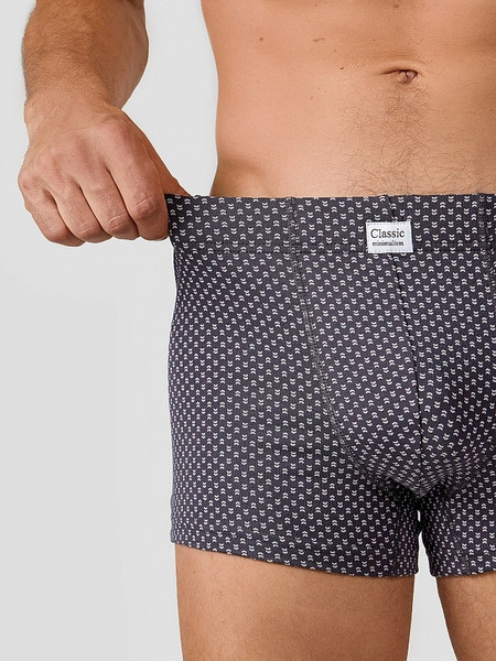 Изображение товара Трусы мужские Mark Formelle 411230 (р.102-112, узор на темно-сером)