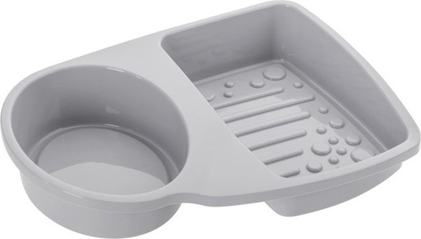 Изображение товара Подставка для моющего средства и губок Phibo 43121241995 (бежевый/светло-серый)