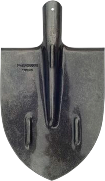 Изображение товара Лопата Admiral Штыковая с молотковой окраской D40 (рельсовая сталь)