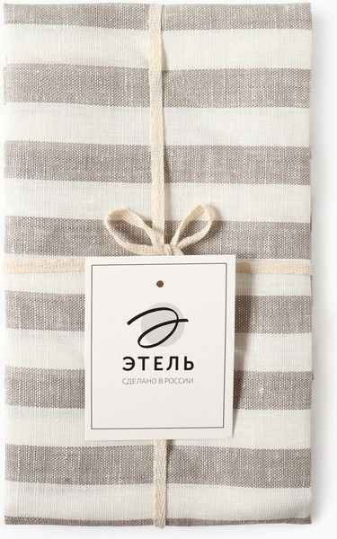 Изображение товара Дорожка на стол Этель Soprano / 10494019 (белый/серый)