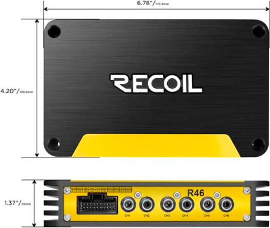 Изображение товара Автомобильный усилитель Recoil R46