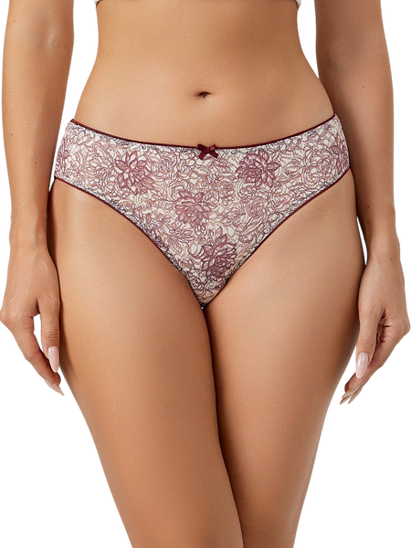 Изображение товара Трусы женские Mark Formelle 412451 (р.94, бордовая абстракция)