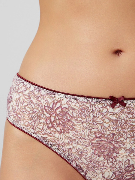 Изображение товара Трусы женские Mark Formelle 412451 (р.94, бордовая абстракция)