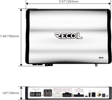 Изображение товара Автомобильный усилитель Recoil S810