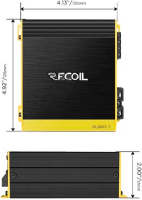 Изображение товара Автомобильный усилитель Recoil RL680.1