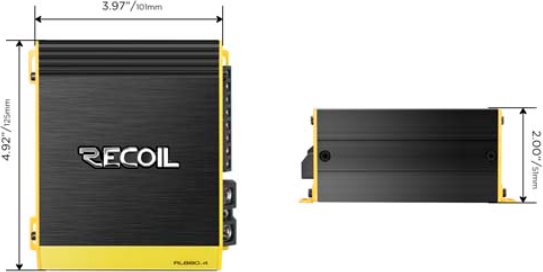 Изображение товара Автомобильный усилитель Recoil RL680.4