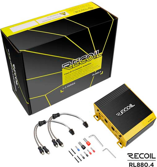 Изображение товара Автомобильный усилитель Recoil RL680.4