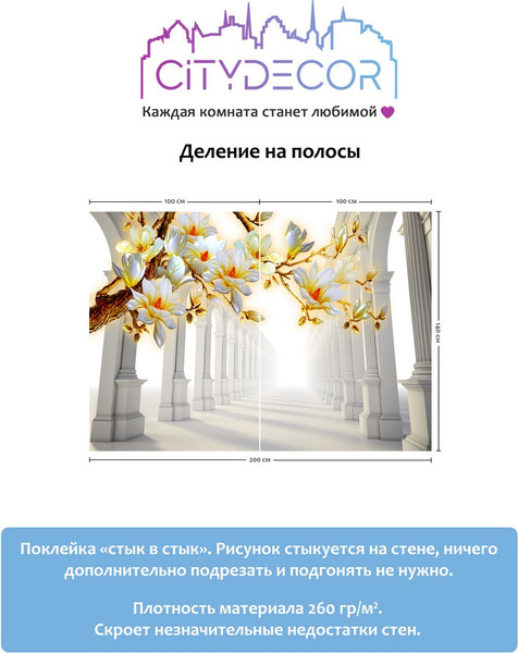 Изображение товара Фотообои листовые Citydecor Абстракция 47 (200x140см)