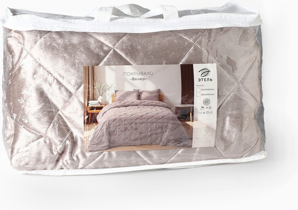 Изображение товара Покрывало Этель 10416646 (светло-серый)
