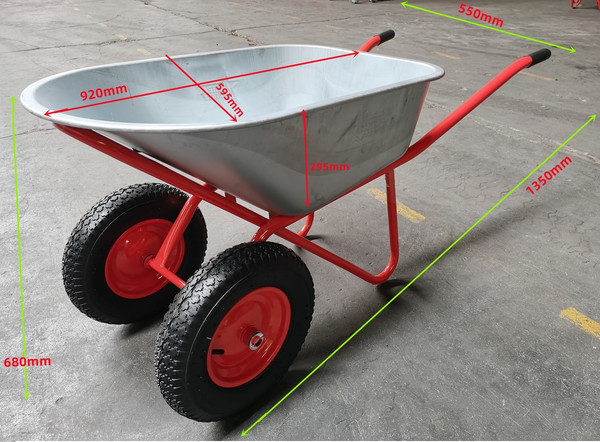 Изображение товара Тачка Admiral Строительная 300кг/125л (колесо 4.00-8)