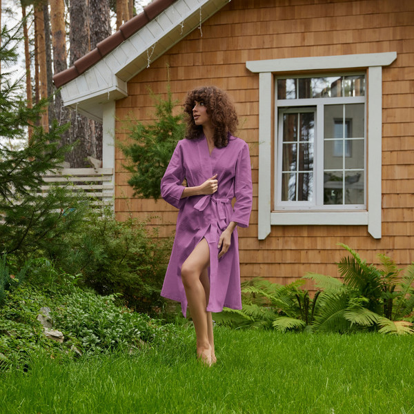 Изображение товара Халат Экономь и я 9423939 (р.42-44, лавандовый)