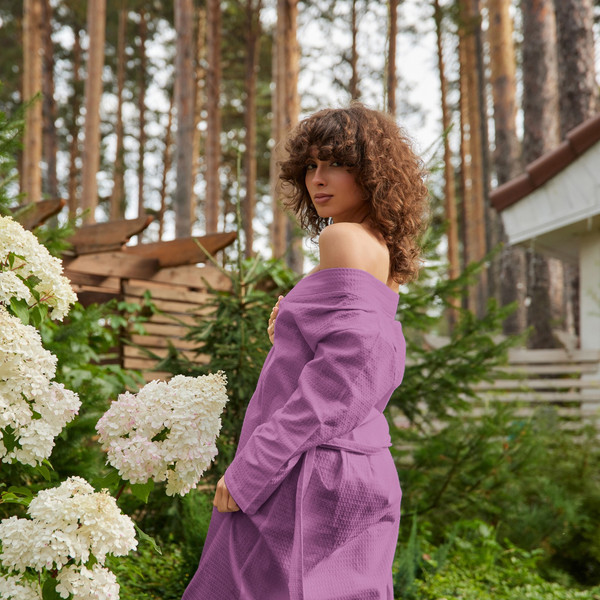 Изображение товара Халат Экономь и я 9423939 (р.42-44, лавандовый)