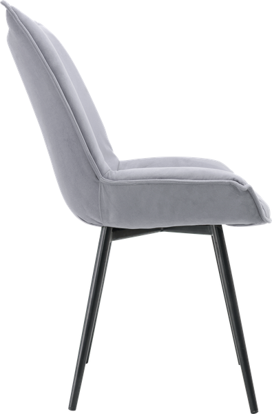 Изображение товара Стул Mio Tesoro Эльба (светло-серый/черный)