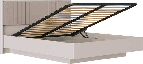 Изображение товара Двуспальная кровать Black Red White Dalia LOZ160х200 с ПМ с мягким элементом (персидский жемчуг)