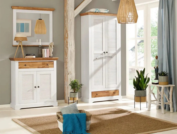 Изображение товара Зеркало Dipriz Асти / Д.7317-5 (белый воск 1620/дуб масло)