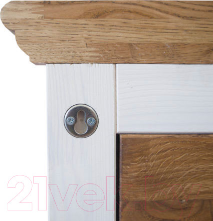 Изображение товара Зеркало Dipriz Асти / Д.7317-5 (белый воск 1620/дуб масло)