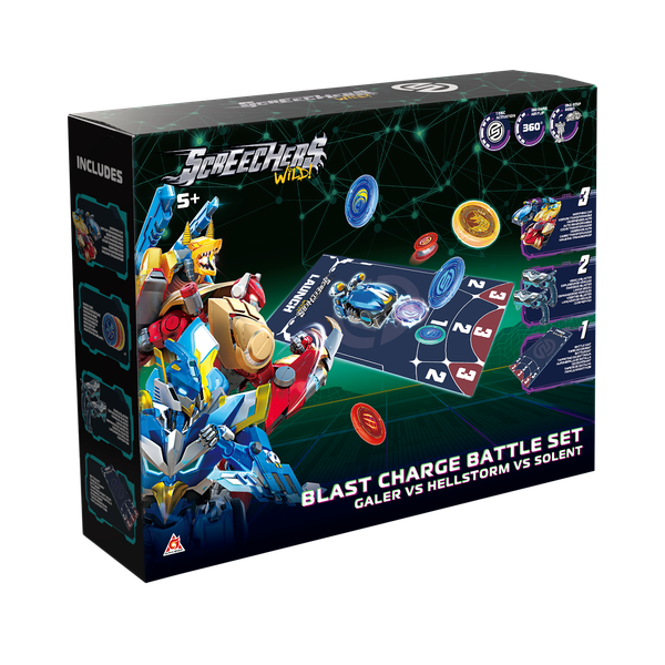 Изображение товара Игровой набор Screechers Бласт Чардж Трио с полем S5 / 69422