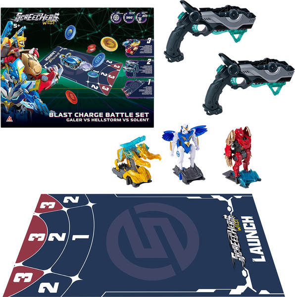 Изображение товара Игровой набор Screechers Бласт Чардж Трио с полем S5 / 69422