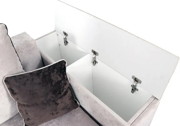 Изображение товара Диван Мебельград Бостон 2400 ФБ Стандарт (тиффани бежевый/тиффани бежевый/тиффани коричневый)