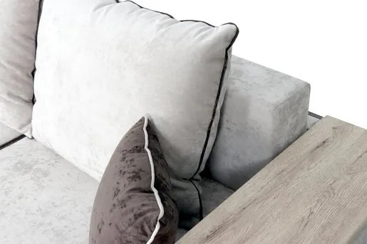 Изображение товара Диван Мебельград Бостон 2400 ФБ Стандарт (тиффани бежевый/тиффани бежевый/тиффани коричневый)